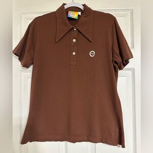 Big Bud Press 70s style polo top